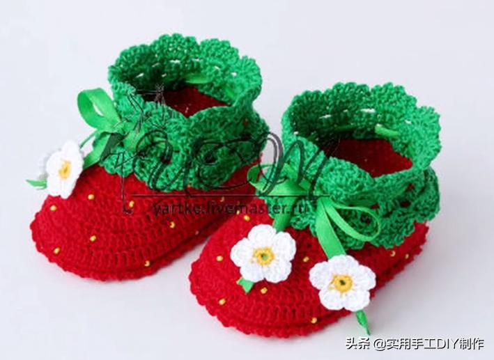 「针织作品」55款美美的蕾丝花朵宝宝鞋子，宝妈们不要错过哦