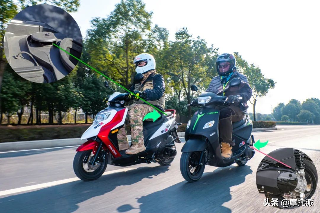 雅马哈巧格125i对比豪爵eagle,豪爵eagle125