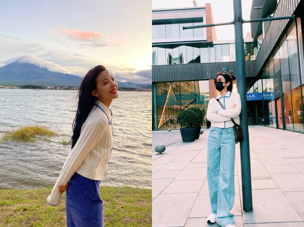 章若楠其他女明星同框,章若楠的风格适合哪类女生