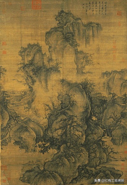 中国山水画表达的情感,中国山水画意境美就是诗情画意