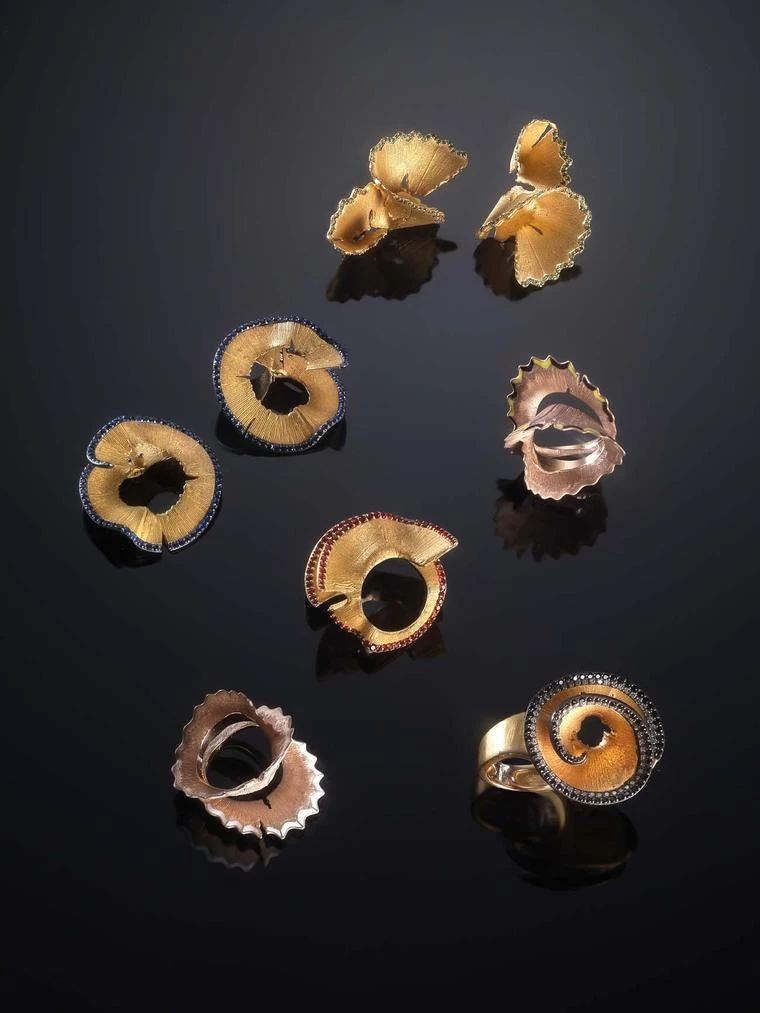 设计师款小众高级感三面彩钻耳环,设计师款耳饰高级感珍珠