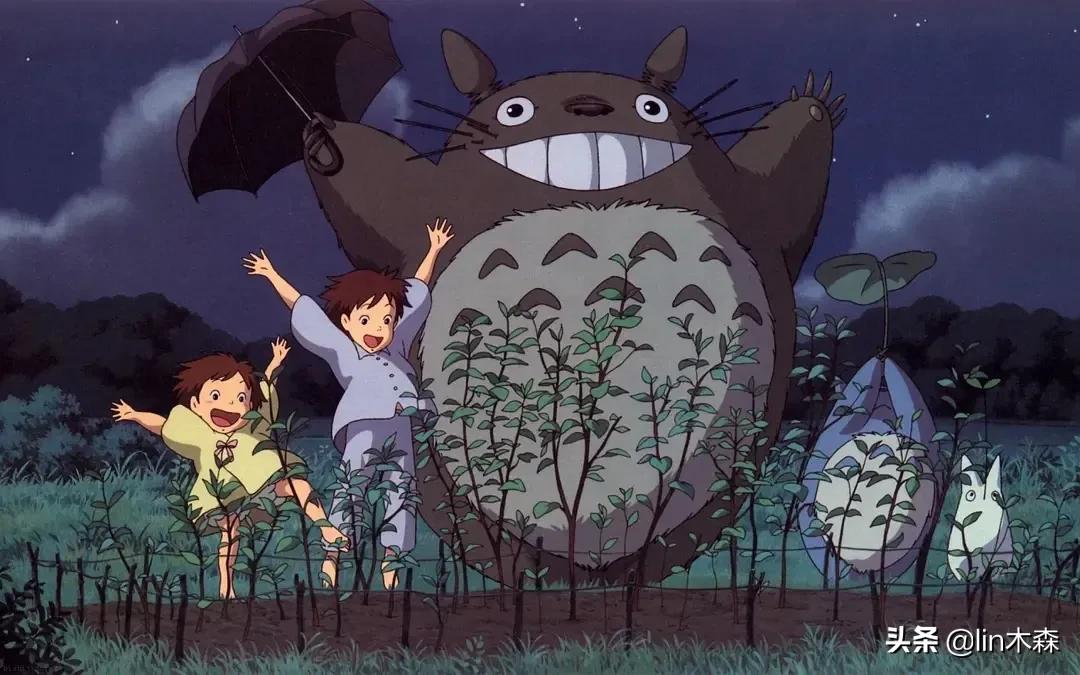 在雨天遇见龙猫,光遇荷叶伞龙猫