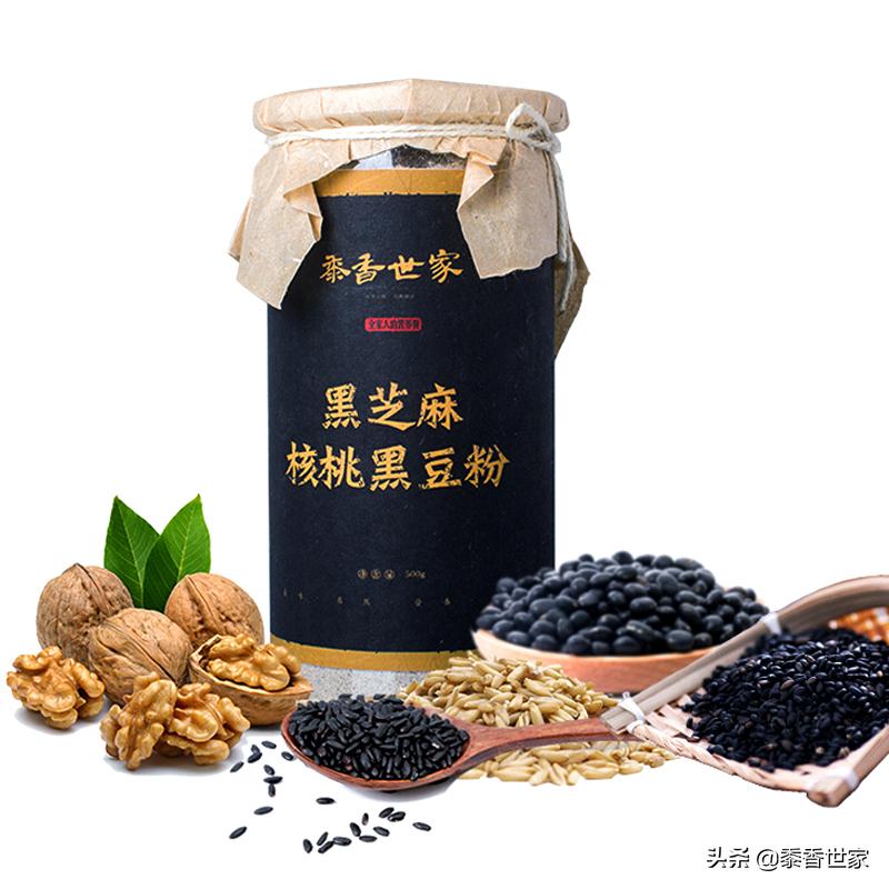 芝麻核桃黑豆粉东方甄选热量,芝麻核桃黑豆粉中粮