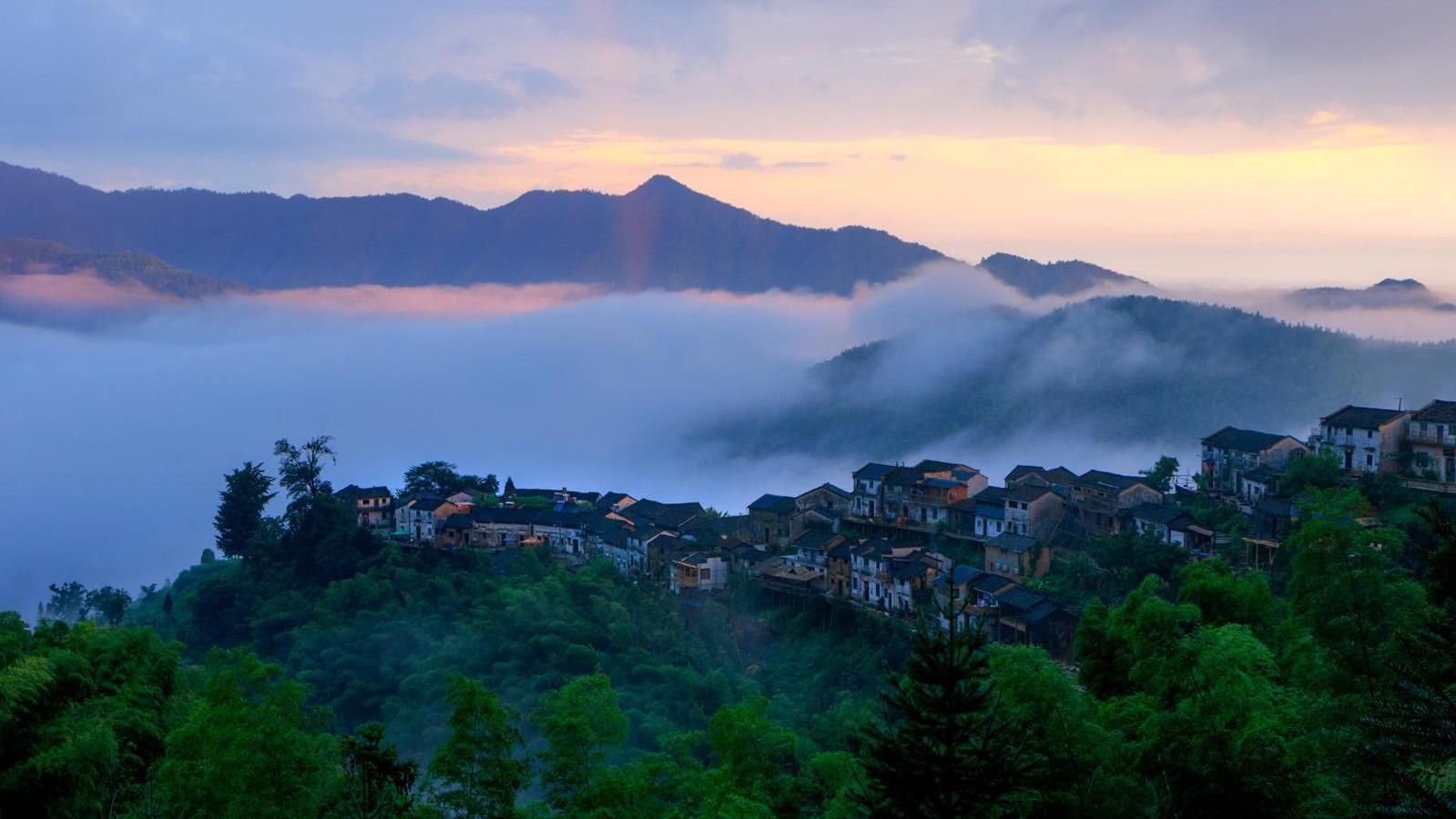 黄山休宁古村,休宁云端村庄