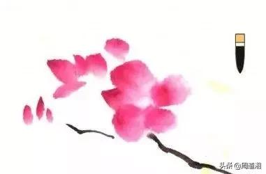 100幅桃花画,怎么画桃花树林