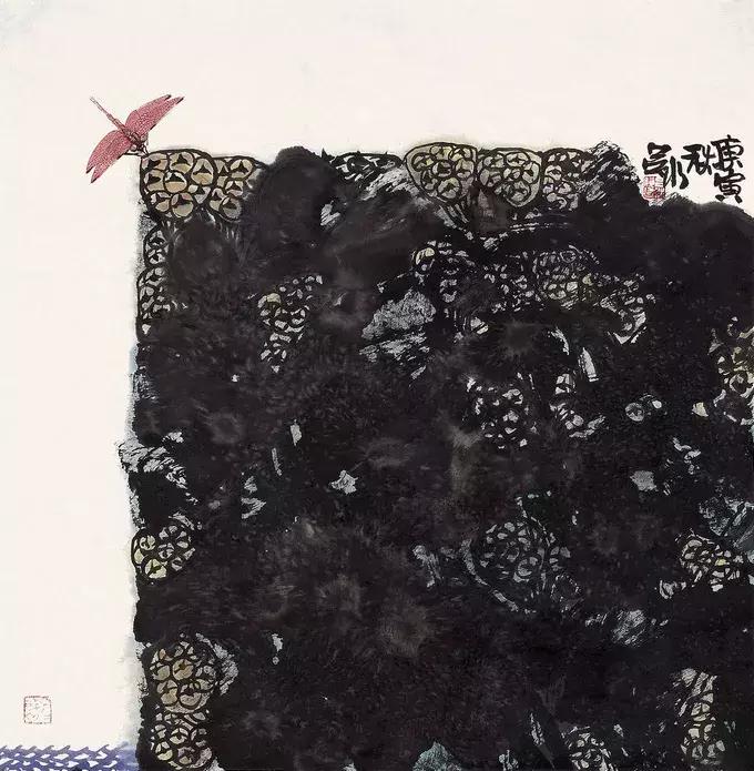 吕冰大写意花鸟画,吕冰大写意花鸟画寿桃