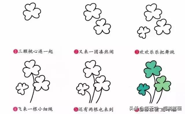 儿童海底动物简笔画大全简单,从海面到海底的简笔画