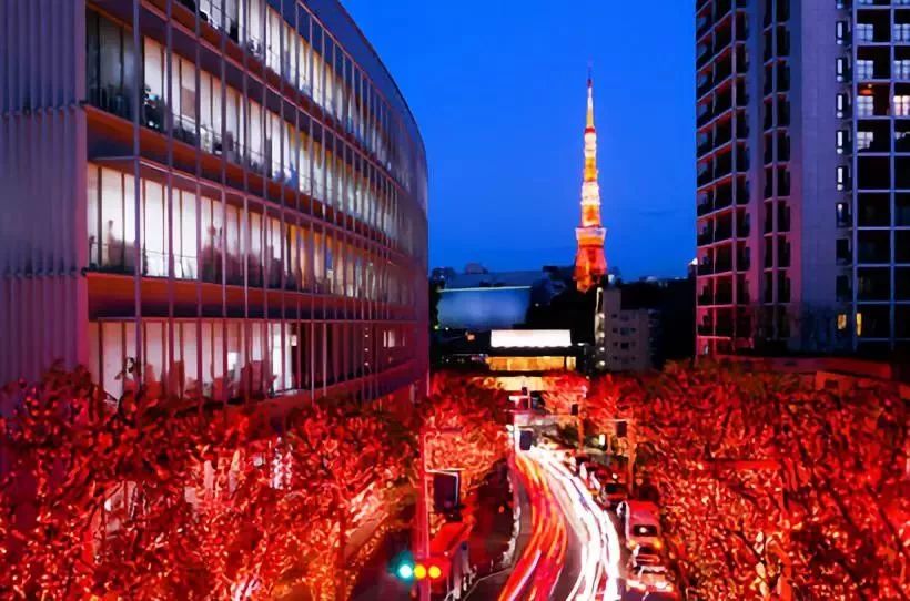 日本神户夜晚灯光秀,日本东京夜景灯光秀
