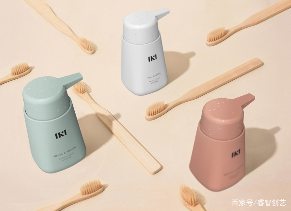 不再吃力挤牙膏！天然成分的绝美罐状牙膏设计「IKI」