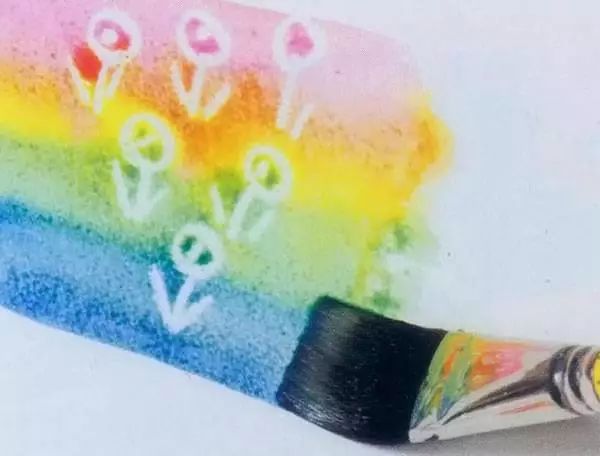 水彩技法平涂与渐变,水彩毛发胡须留白技法