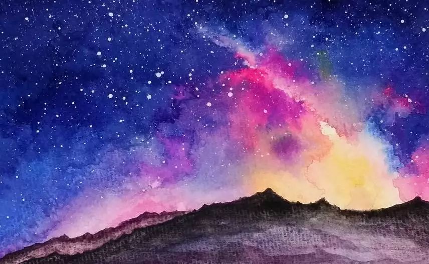 水彩技法平涂与渐变,水彩毛发胡须留白技法