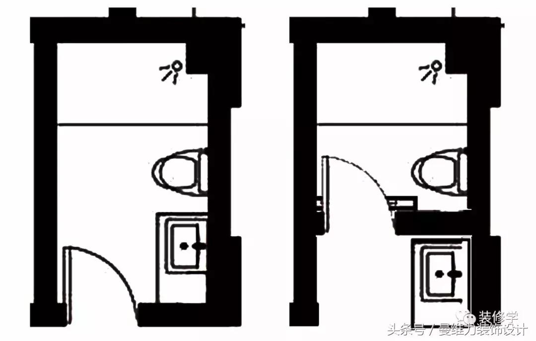 主卧室门和主卧卫生间对门怎么办,厨房和卫生间对门可以把门错开吗