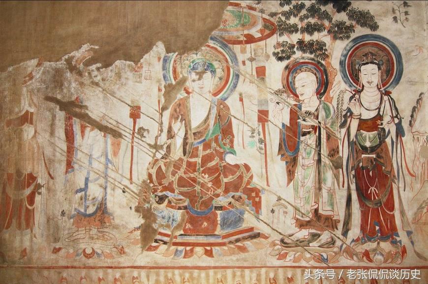 英国的敦煌壁画是在哪切割下来的,20世纪的敦煌壁画