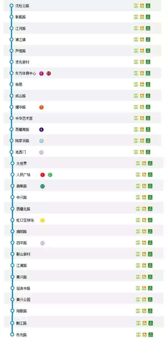 上海地铁最新换乘首末班车时刻表,2023上海地铁末班车时间