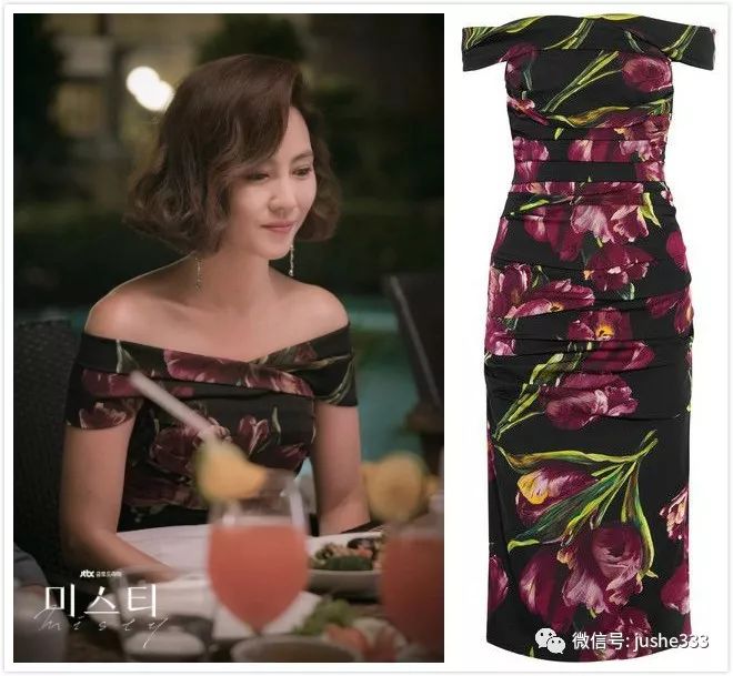 韩剧迷雾金南珠穿的印花连衣裙 (金南珠迷雾tiffany项链)