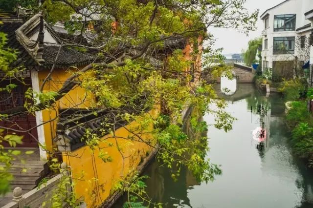 一个有着1500年历史的水乡古镇,江南水乡苏州锦溪古镇夜景