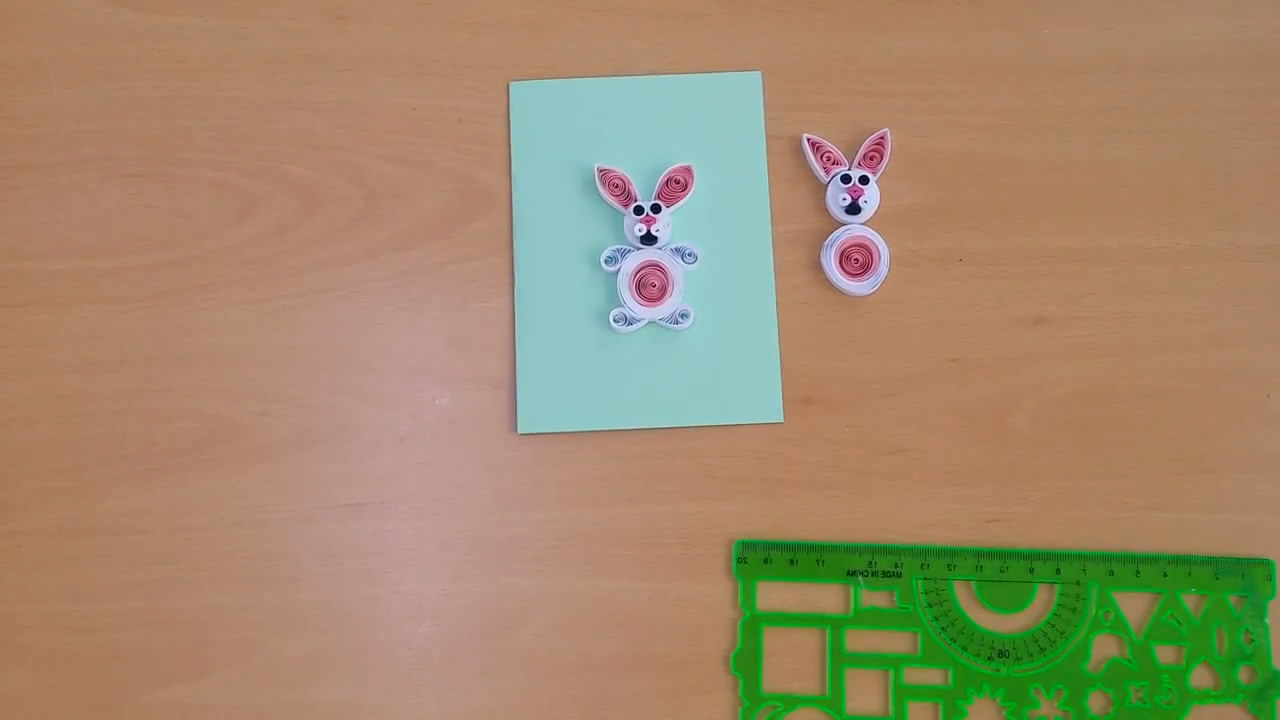 小兔子贺卡怎么做超级萌的那种,贺卡制作方法简单又漂亮的小兔子