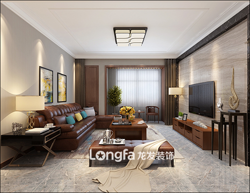 【龙发装饰】阳光揽胜137平米现代风，追寻一种简单精致的生活！