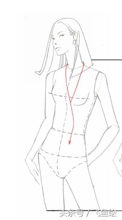 服装设计线稿基础教学,服装设计入门教程线稿