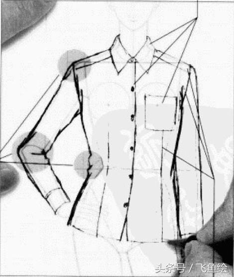 服装设计线稿基础教学,服装设计入门教程线稿