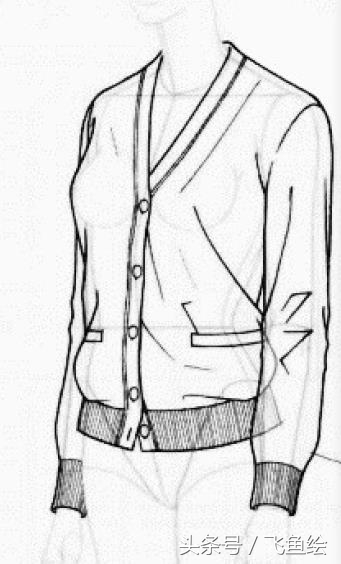 服装设计线稿基础教学,服装设计入门教程线稿