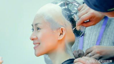 光头女生也很美,明星光头造型