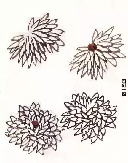 怎样画菊花的最简单画法,怎么样画菊花简单画法