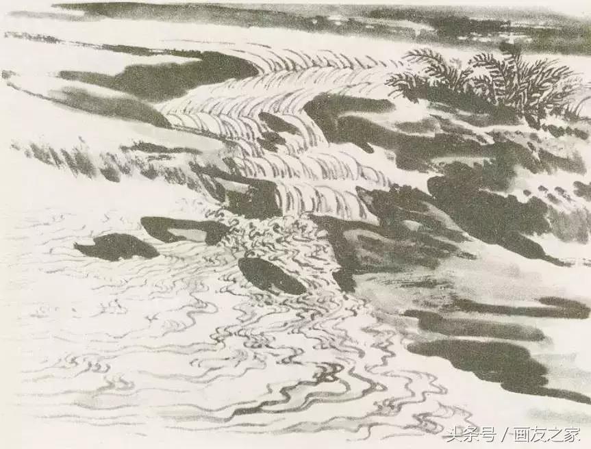 中国画技法入门：怎样画水，相当全面