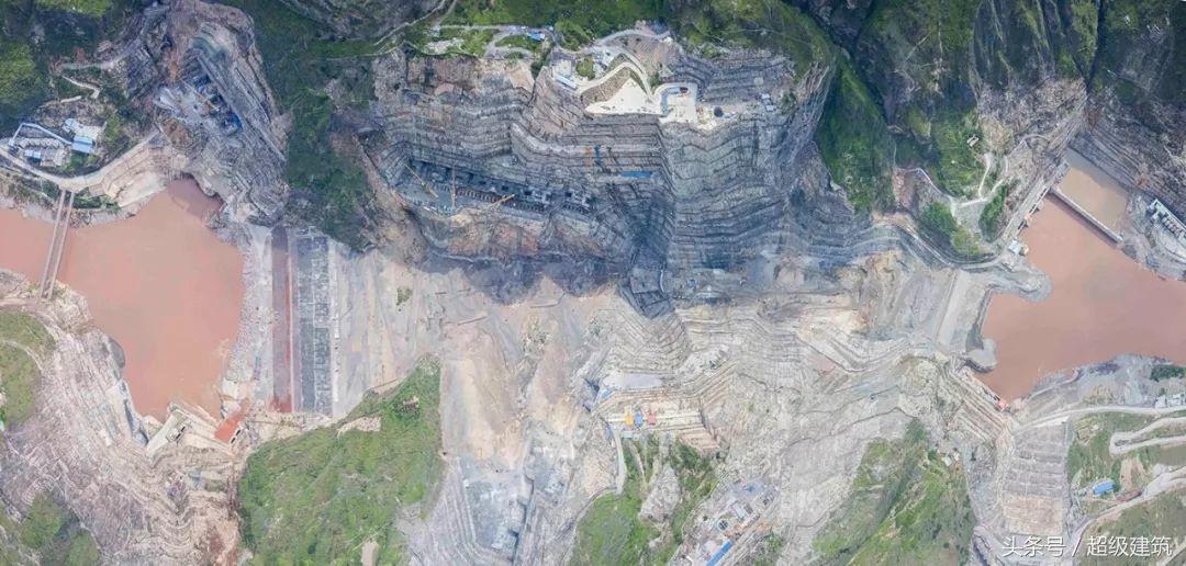 乌东德水电站洞室,雄伟壮观的乌东德水电站