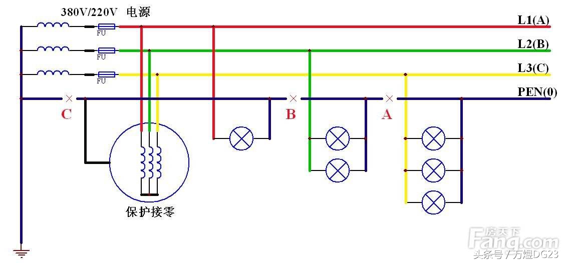 为什么火线和零线都带电怎么解决,火线一接零线就带电是怎么回事