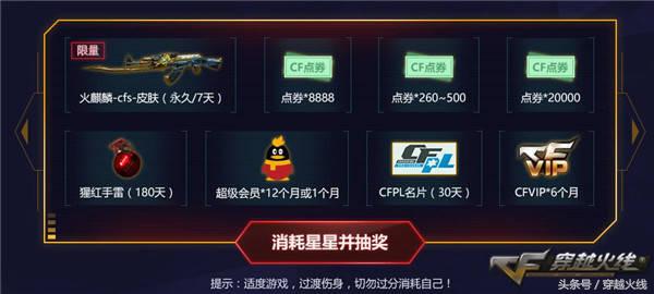 cf10月枪王自助餐抽1次多少钱,枪王自助餐抽到的东西直接到账吗