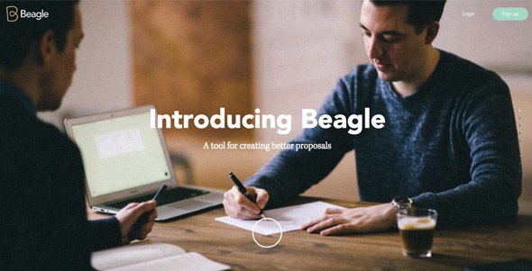 23个使用大背景的全屏网页设计作品