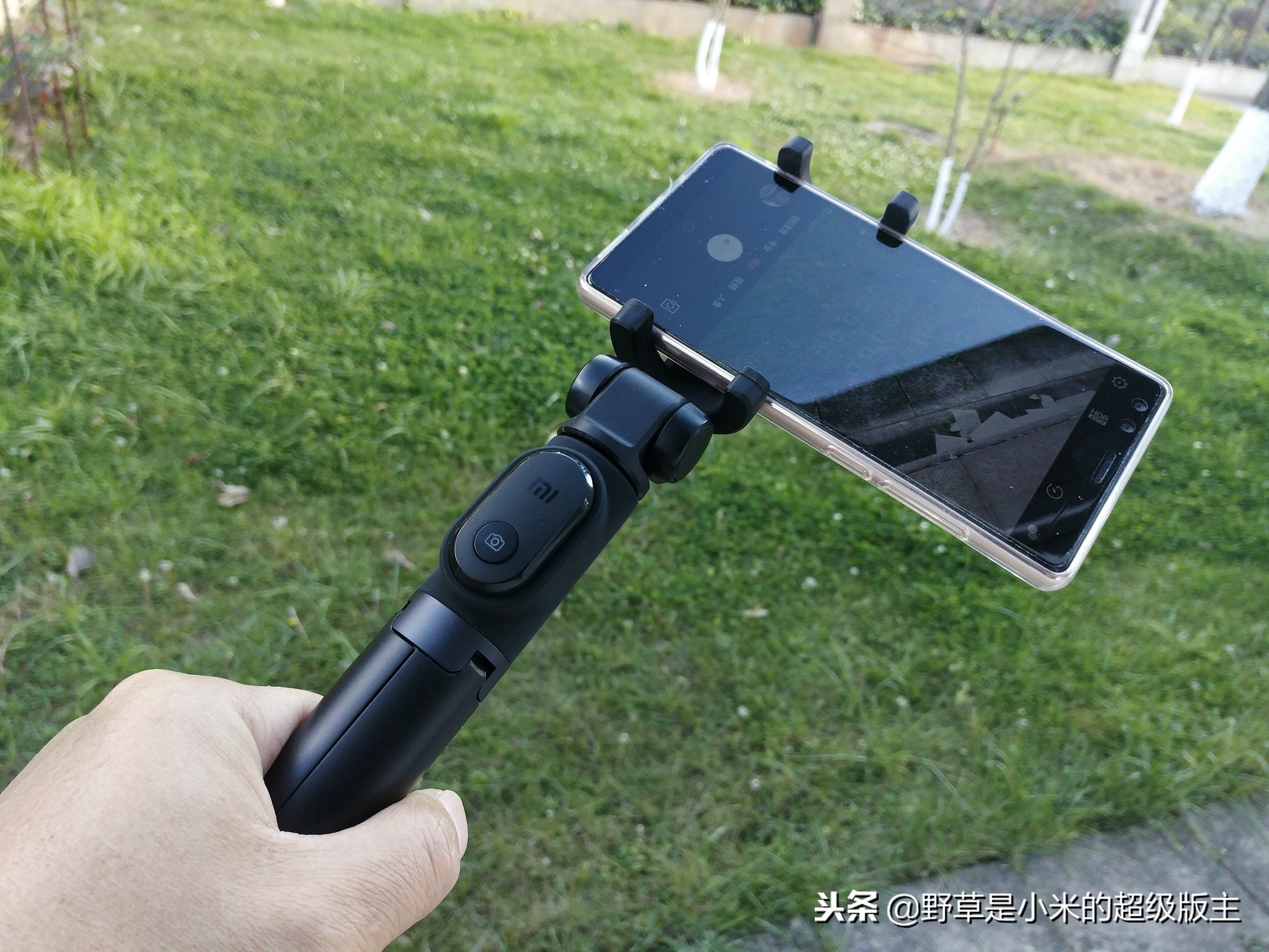 小米手机支架式自拍杆,全网最火自拍杆神器小米
