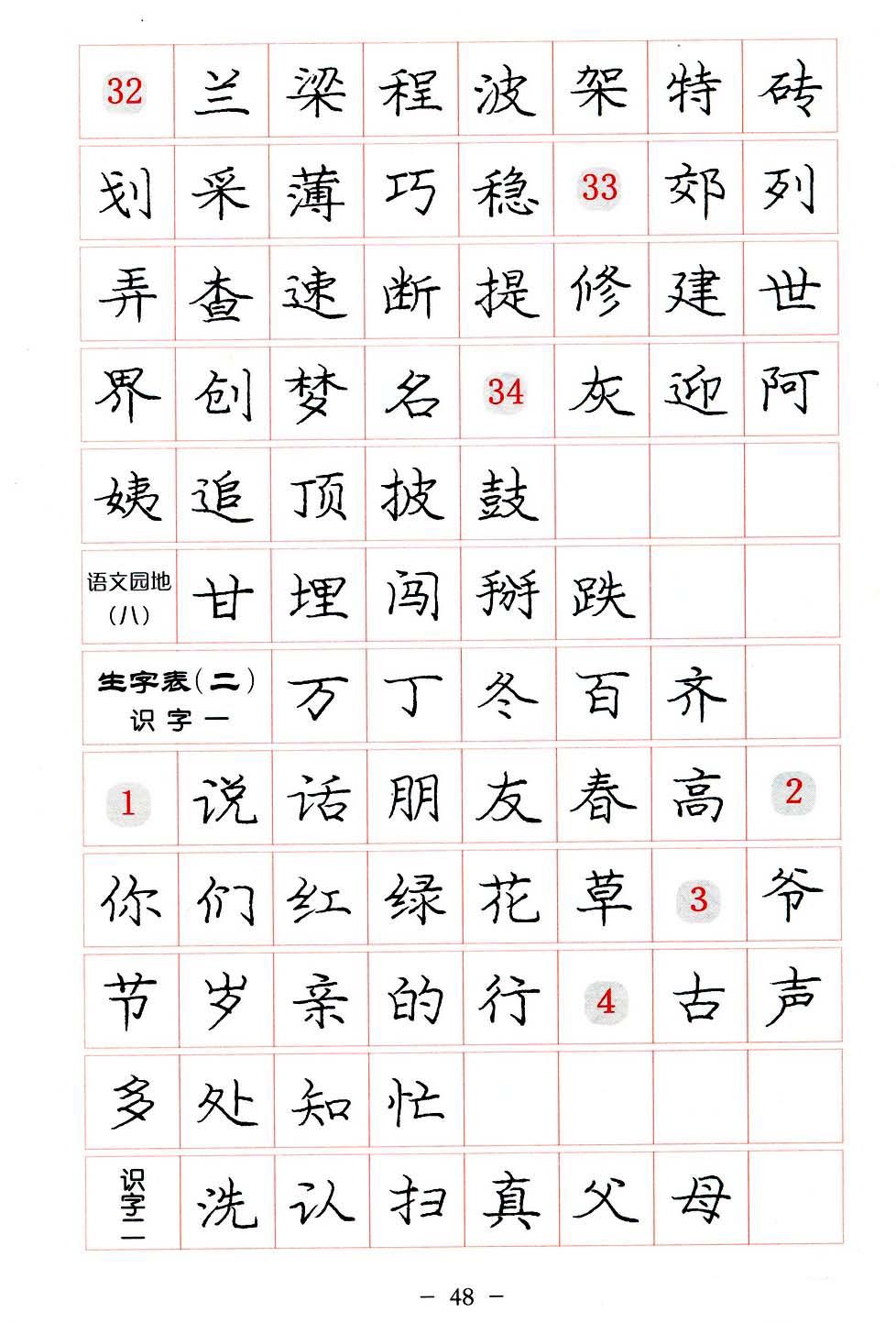 庞中华硬笔楷书系列字帖,庞中华硬笔楷书入门字帖