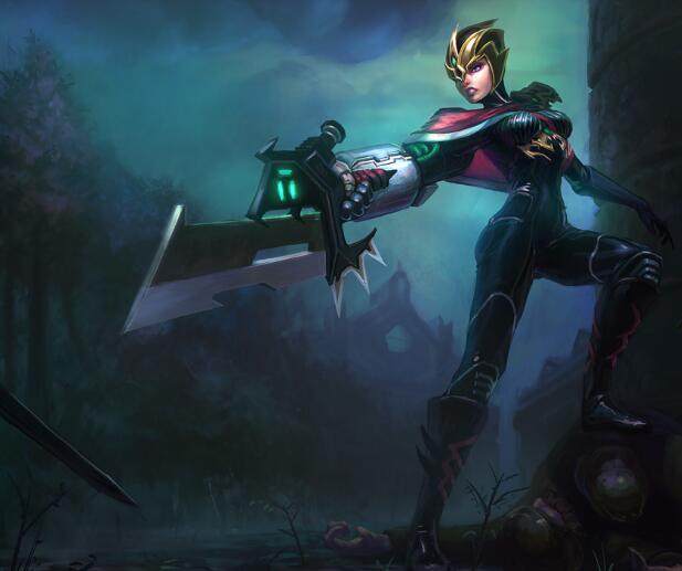 锐雯放逐之刃跟电玩哪个皮肤好,放逐之刃锐雯以一敌多结束战斗