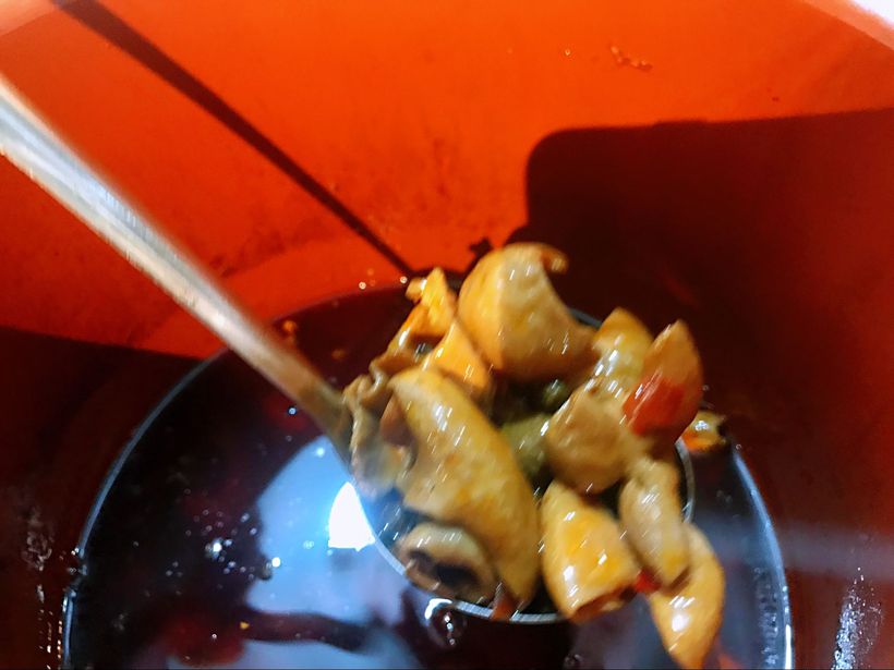 小园里的铺盖面，品出一份恬淡的情愫！