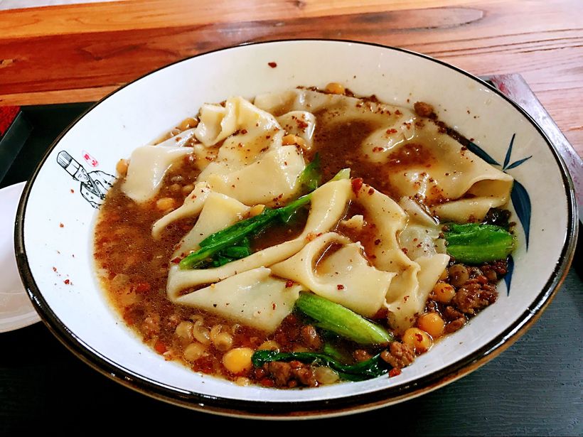 小园里的铺盖面，品出一份恬淡的情愫！