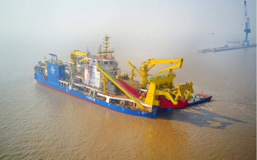 我国填海造陆的神器,最大的填海造陆