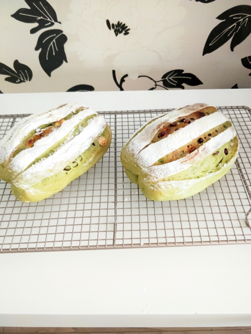 长帝炫彩烤箱CRTF32WBL试用报告—抹茶红豆牛奶哈斯