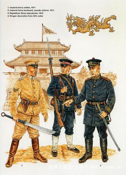 民国时代的军服,民国各种兵服装