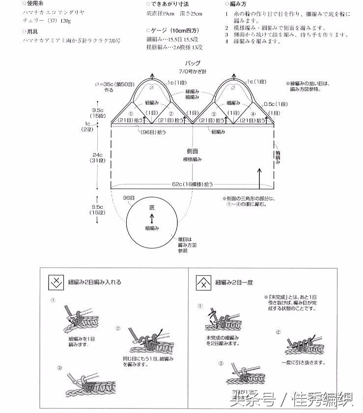 钩针编织网兜图片,钩针网兜包编织教程