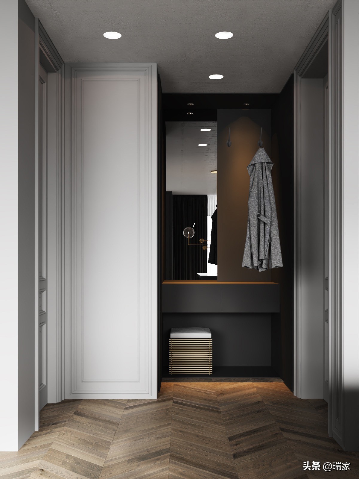 现代轻奢装修风格高级灰180,高级灰现代轻奢极简风格装修