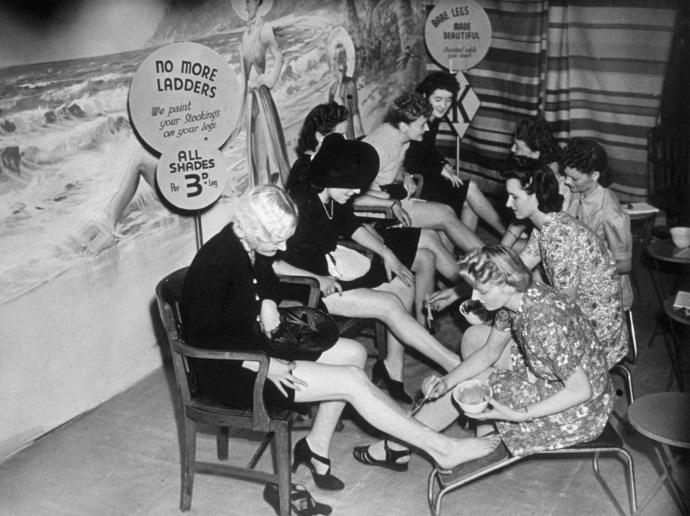 二战时期女袜,二战时期妇女袜子