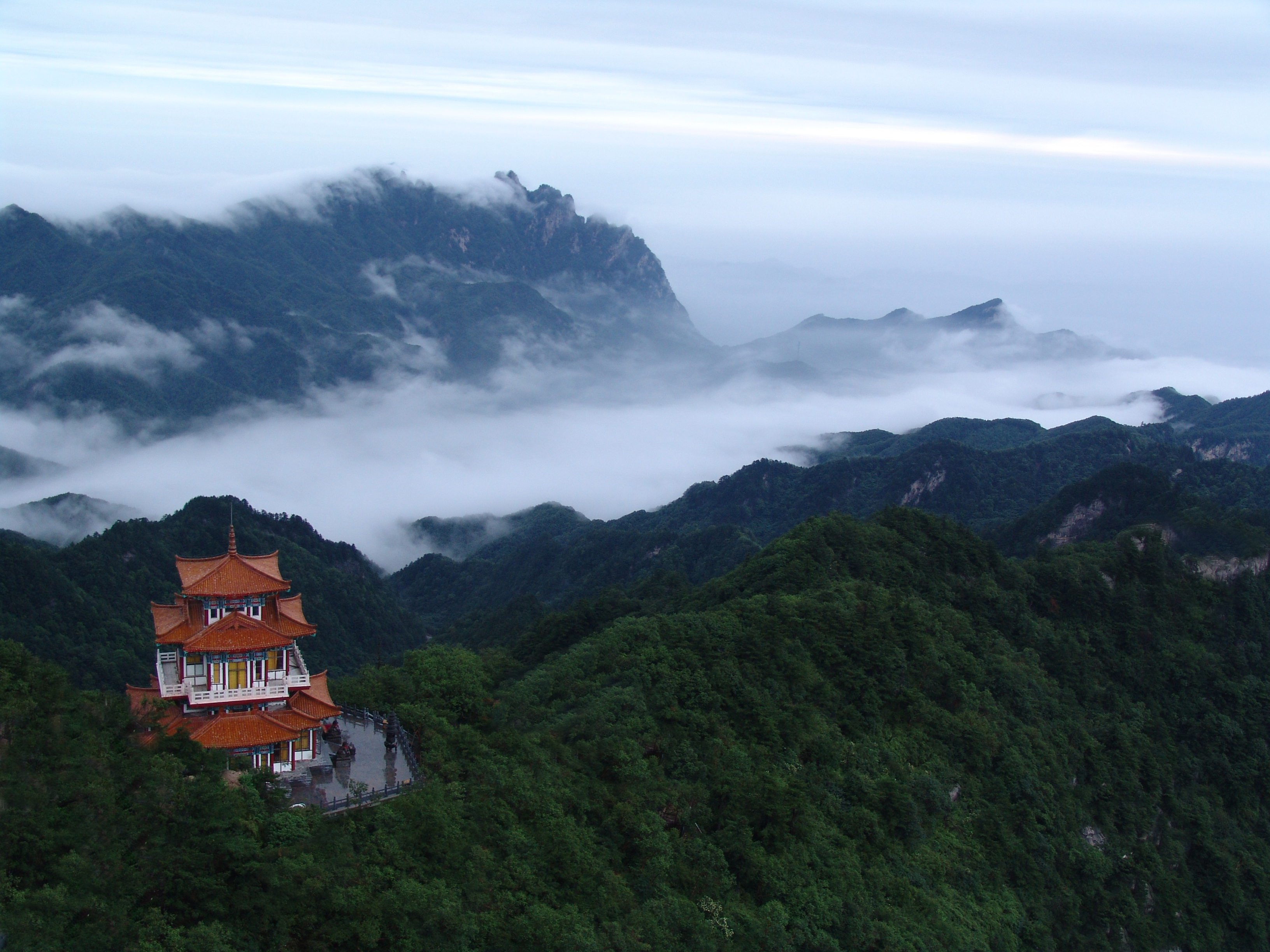 白云山森林氧吧图片,栾川白云山森林氧吧