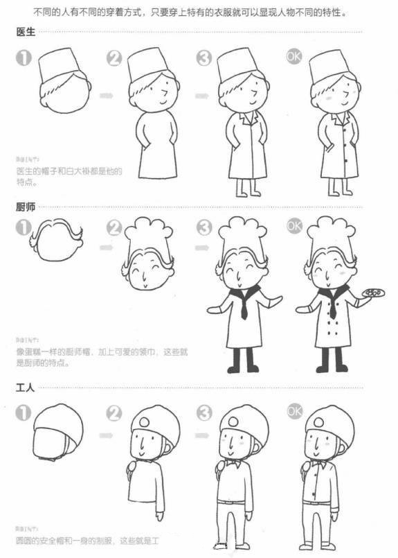 sketchbook画人物简笔画,斗罗大陆简笔画可爱的人物怎么画