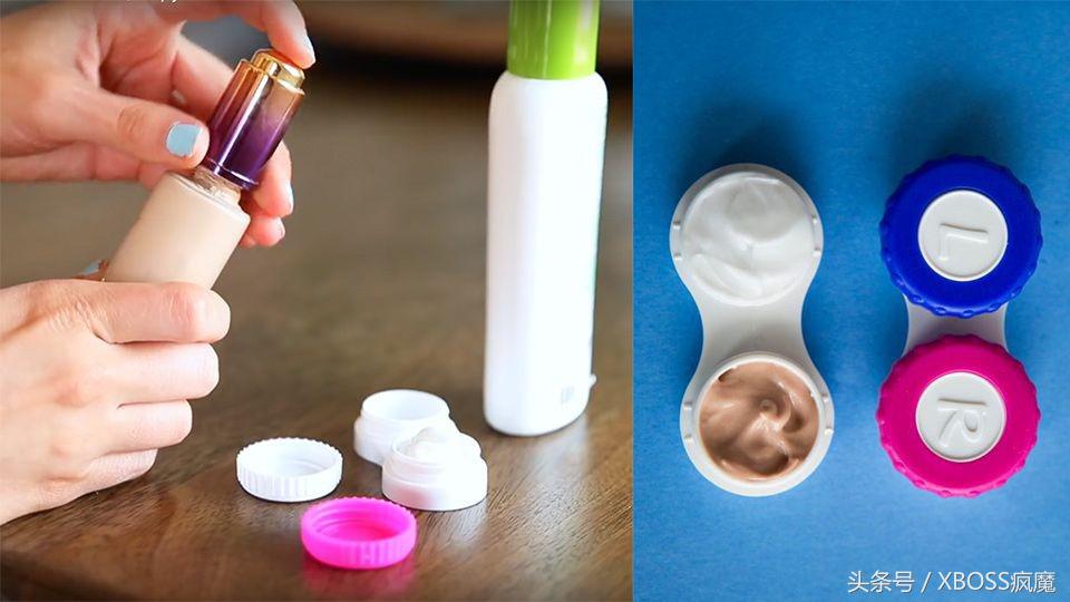 隐形眼镜盒子旅行方便携带,隐形眼镜盒利用技巧