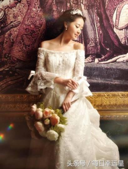 十二星座专属宫廷婚纱，巨蟹座甜美柔和，天秤座犹如蓝色精灵！