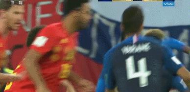 2018世界杯乌姆蒂蒂头球原声,乌姆蒂蒂绝杀比利时