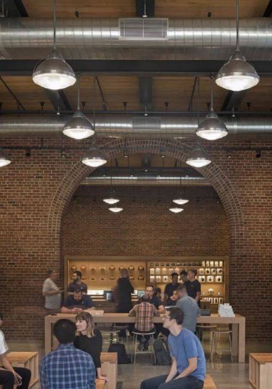 苹果精品店装修,苹果旗舰店店面装修