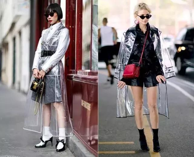 香奈儿透明口红雨衣,香奈儿夏季雨靴